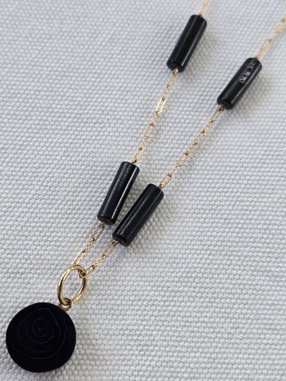 Bernard K Passman black coral necklace EXTREMELY RARE!